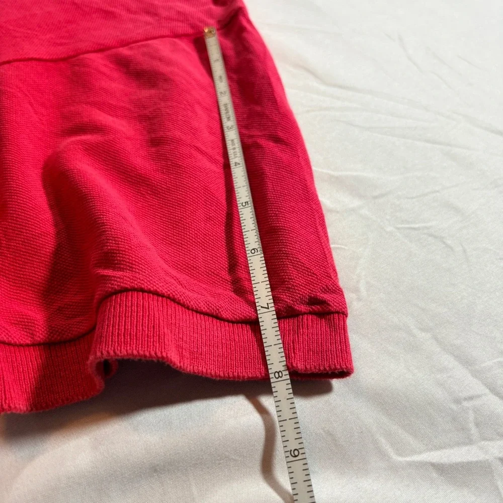 Polo Ralph Lauren Polo Shirt Men Large Red Blue Colorblock Pique Made in USA 90s